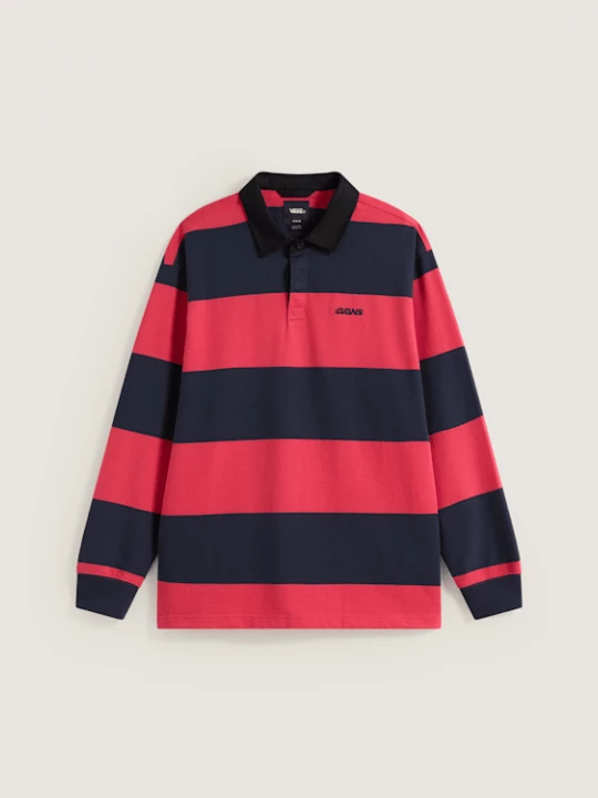 Obrázek produktu Vans - Ward Stripe Rugby Knit Polo, Man, Red