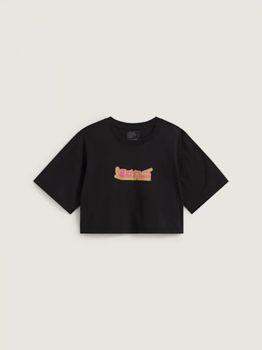 Obrázek produktu Vans - Y2K Boho Relax Crop T-Shirt, Woman, Black