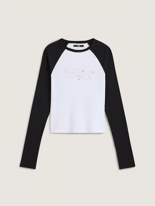 Obrázek produktu Vans - Y2K Star Raglan Long Sleeve T-Shirt, Woman, Black