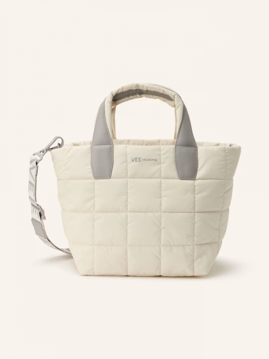 Obrázek produktu Vee Collective Shopper Porter Tote Small S Pouzdrem krémová / světle šedá