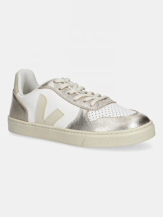 Obrázek produktu Veja Dětské kožené tenisky Veja Small V-10 Laces zlatá