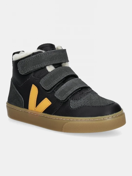 Obrázek produktu Veja Dětské kožené tenisky Veja Small V-10 Mid Winter černá