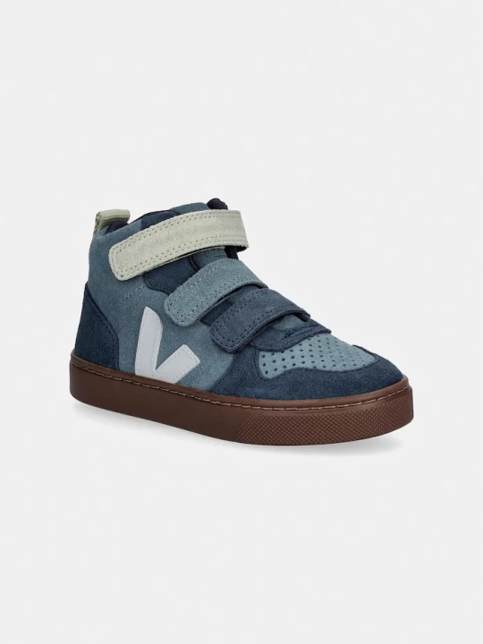 Obrázek produktu Veja Small V-10 Mid sneakers boty dětské semišové modrá