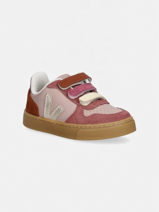 Obrázek produktu Veja Small V-10 sneakers boty dětské kožené růžová