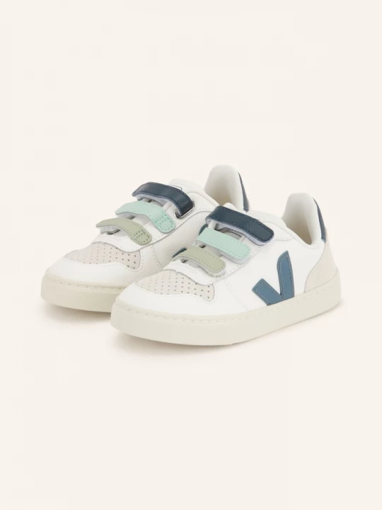 Obrázek produktu Veja Sneakersy Small V-10 bílá / světle zelená / tmavě modrá