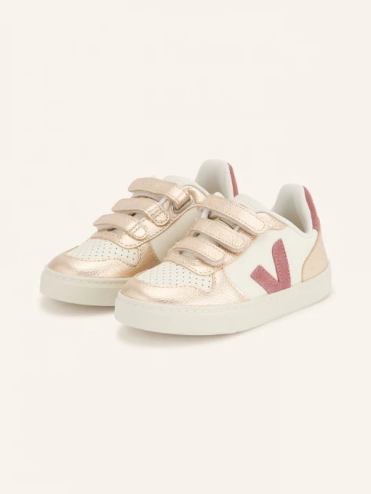 Obrázek produktu Veja Sneakersy Small V-10 platinová / starorůžová / bílá