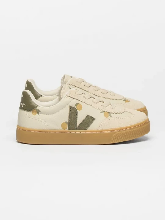 Obrázek produktu Veja X KONGES SLOJD sneakers boty dětské kožené béžová