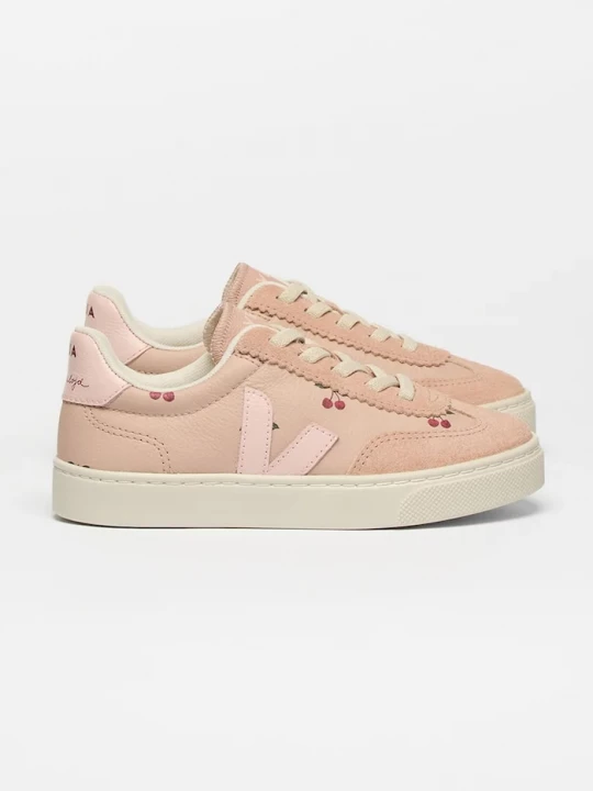 Obrázek produktu Veja X KONGES SLOJD sneakers boty dětské kožené růžová