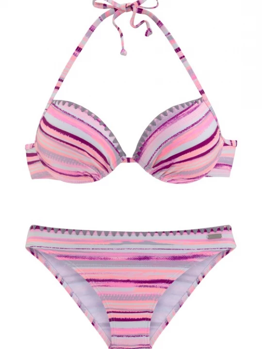 Obrázek produktu VENICE BEACH Bikiny  opálová / šedá / cyclam / světle růžová