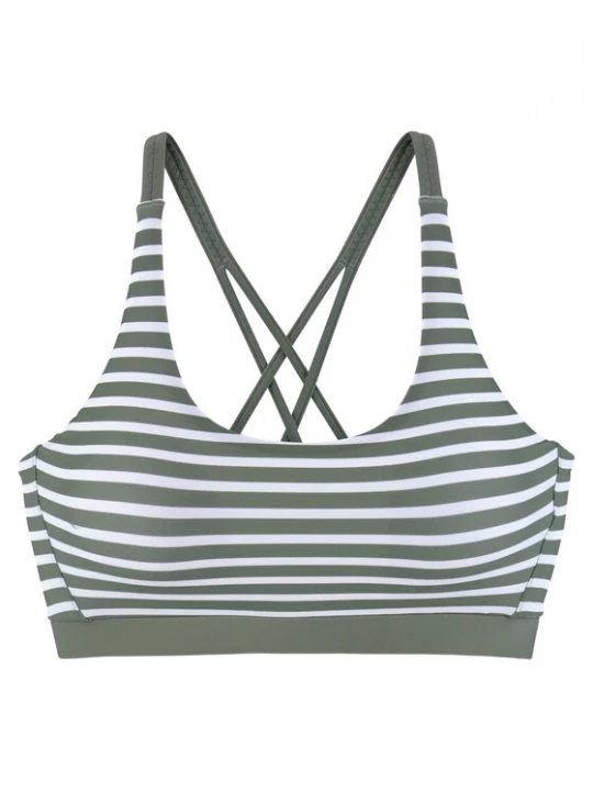 Obrázek produktu VENICE BEACH Horní díl plavek olivová / offwhite