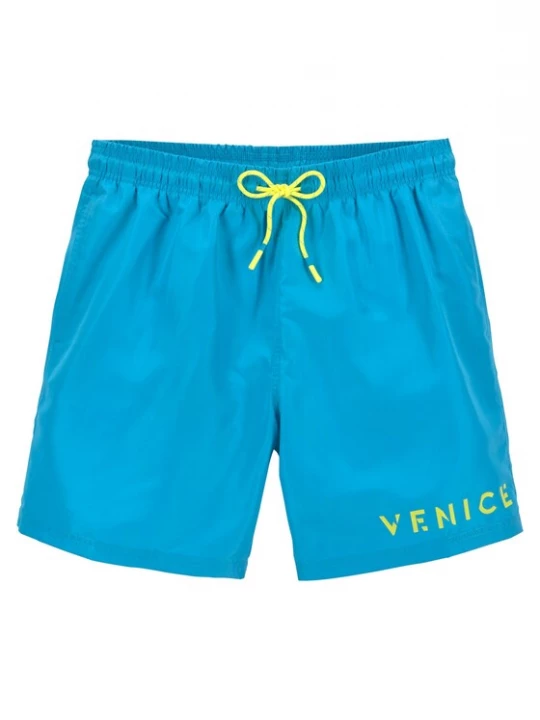Obrázek produktu VENICE BEACH Plavecké šortky nebeská modř / svítivě žlutá
