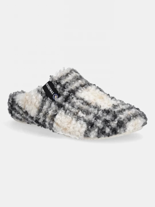 Obrázek produktu Verbenas Pantofle YORK PLAID BORREGO béžová