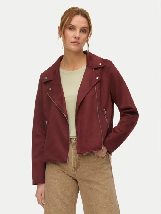 Obrázek produktu Vero Moda Bunda z imitace kůže Jose 10300938 Bordó Regular Fit