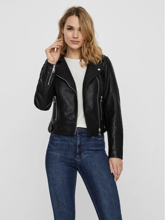 Obrázek produktu Vero Moda Bunda z imitace kůže Kerri 10228728 Černá Regular Fit