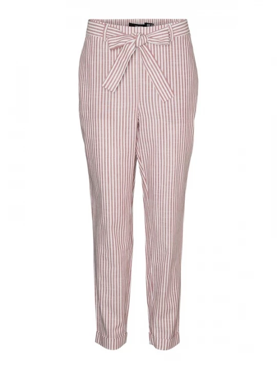 Obrázek produktu VERO MODA Chino kalhoty 'VMLYA' červená / bílá