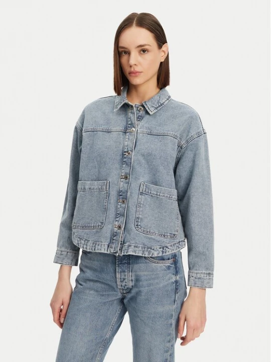 Obrázek produktu Vero Moda džínová košile Jamie 10331693 Modrá Relaxed Fit