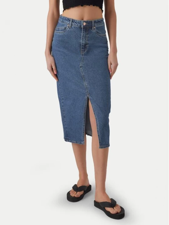 Obrázek produktu Vero Moda Džínová sukně Veri 10295731 Modrá Regular Fit