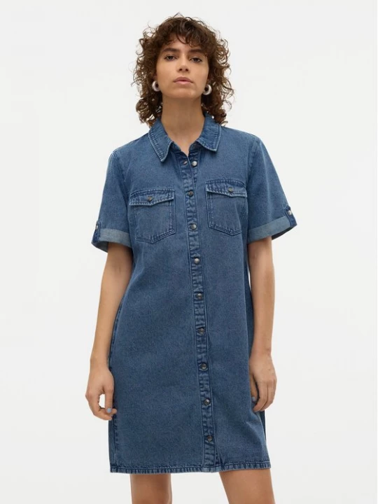 Obrázek produktu Vero Moda Džínové šaty Jennie 10309665 Modrá Regular Fit