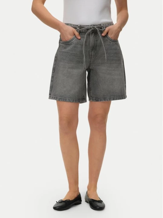 Obrázek produktu Vero Moda Džínové šortky Wien 10341837 Šedá Relaxed Fit