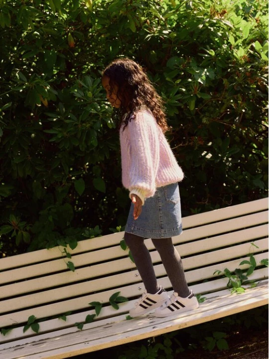 Obrázek produktu Vero Moda Girl Svetr Juliette 10272978 Fialová Regular Fit