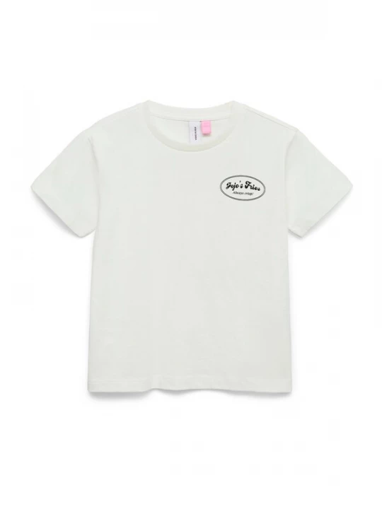 Obrázek produktu Vero Moda Girl Tričko 'VMZANDRA CATY' žlutá / světle růžová / černá / bílá