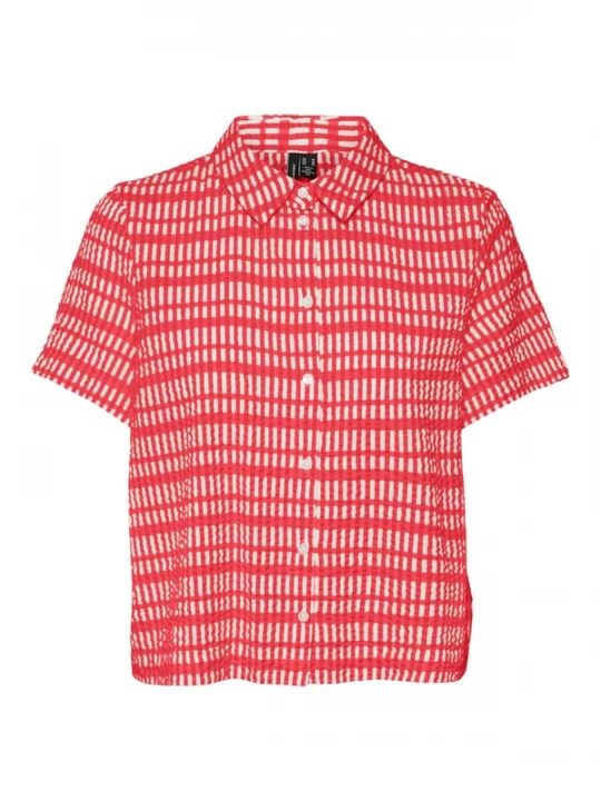 Obrázek produktu VERO MODA Halenka 'DIXIE' grenadina / bílá