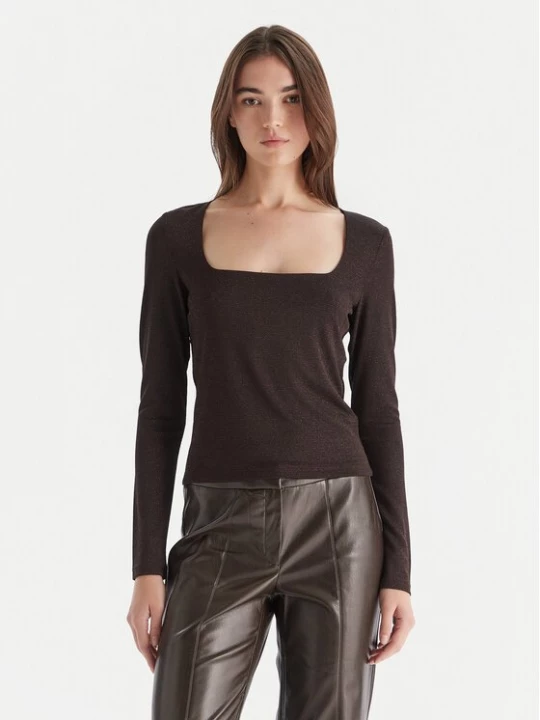 Obrázek produktu Vero Moda Halenka Kanva 10336088 Hnědá Regular Fit
