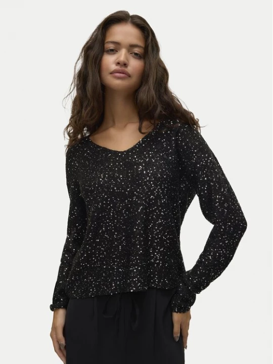 Obrázek produktu Vero Moda Halenka Leilani 10318223 Černá Loose Fit