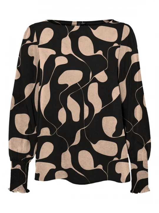 Obrázek produktu VERO MODA Halenka 'LYDIA' písková / černá
