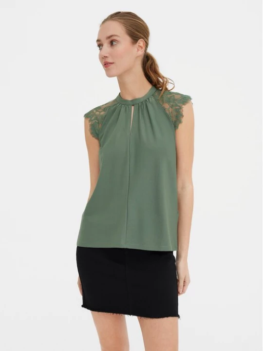 Obrázek produktu Vero Moda Halenka Milla 10226072 Zelená Regular Fit