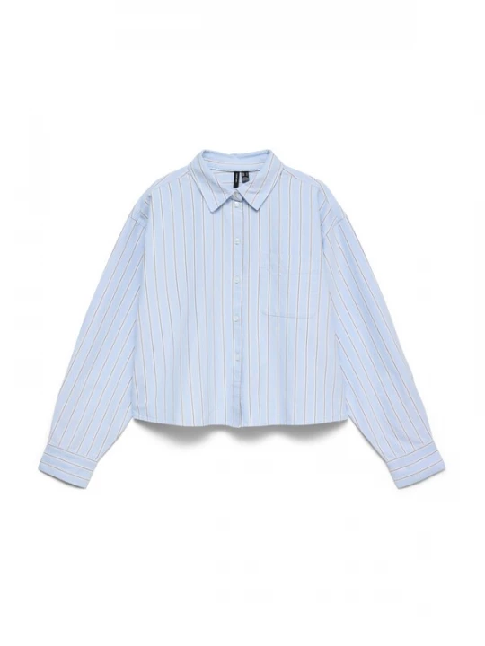 Obrázek produktu VERO MODA Halenka 'VMARIA' světlemodrá / tmavě šedá / bílá