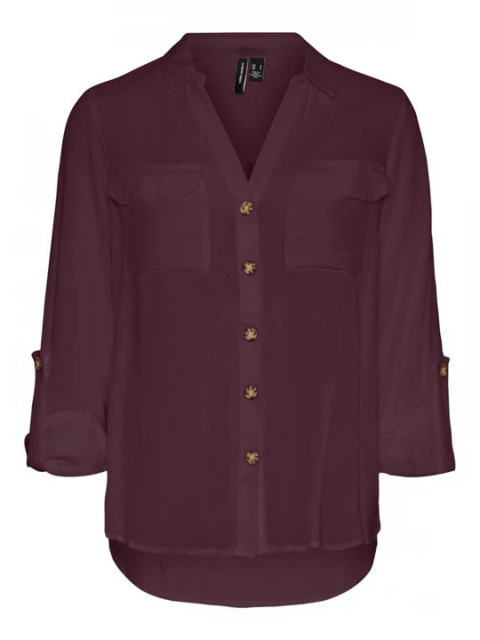 Obrázek produktu VERO MODA Halenka 'VMBUMPY' burgundská červeň