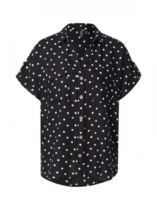 Obrázek produktu VERO MODA Halenka 'VMBumpy' černá / bílá