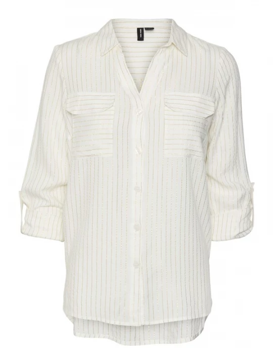 Obrázek produktu VERO MODA Halenka 'VMBUMPY'  zlatá / bílá