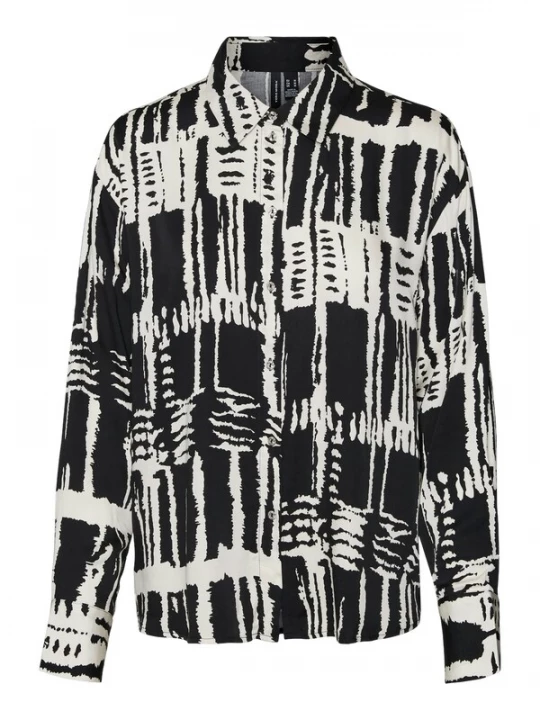Obrázek produktu VERO MODA Halenka 'VMCINDY CLEO' béžová / černá