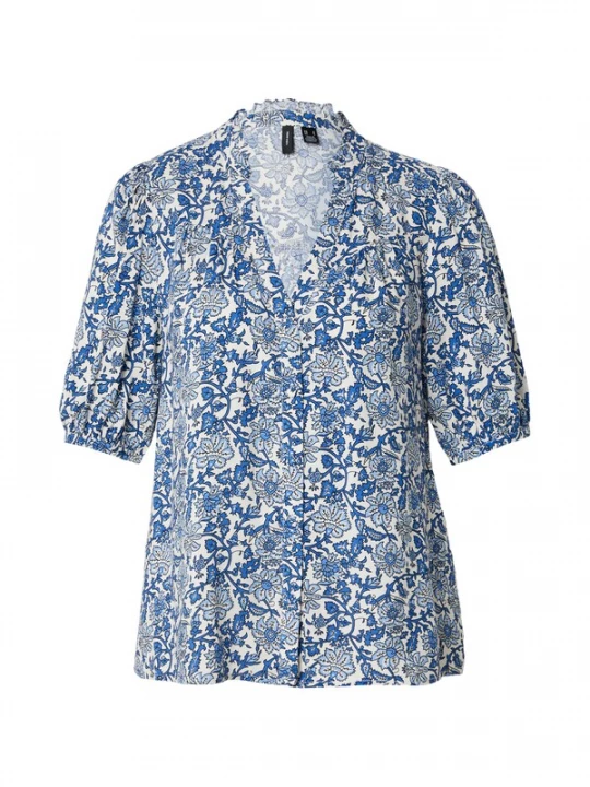 Obrázek produktu VERO MODA Halenka 'VMEASY JOY' režná / modrá / světlemodrá