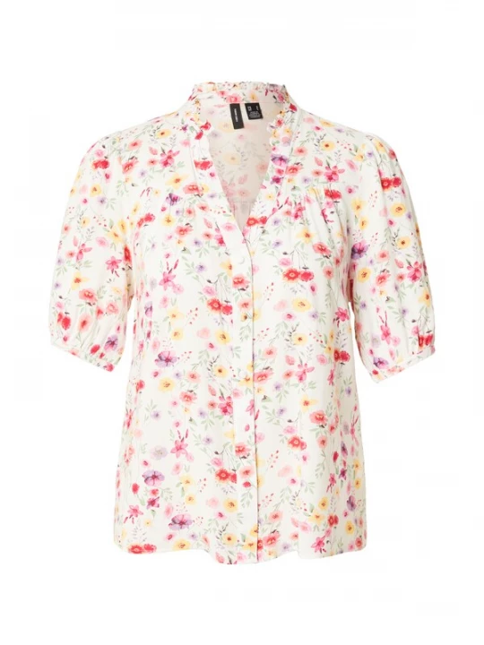 Obrázek produktu VERO MODA Halenka 'VMEasy Joy' světle zelená / světle fialová / světle růžová / offwhite