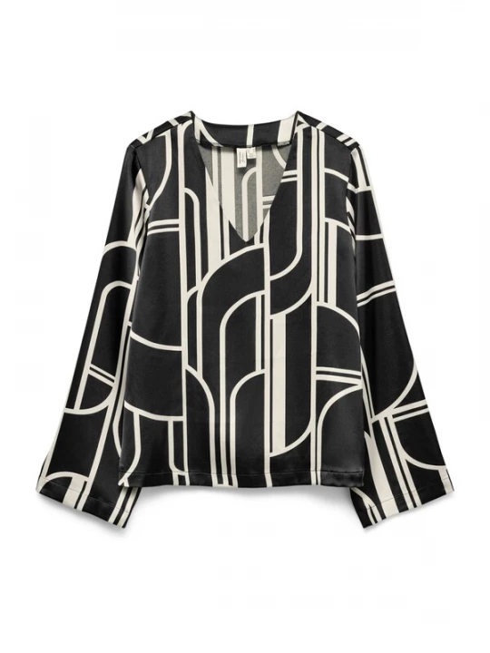 Obrázek produktu VERO MODA Halenka 'VMHADLEY' béžová / černá