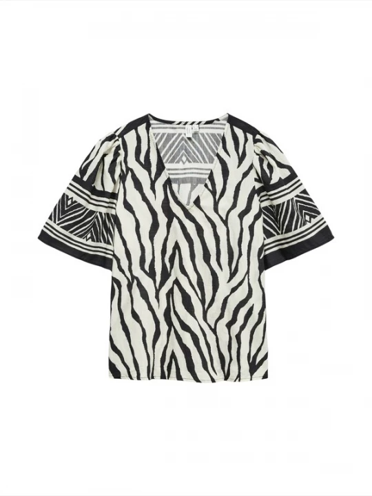 Obrázek produktu VERO MODA Halenka 'VMKAMILLE' černá / bílá