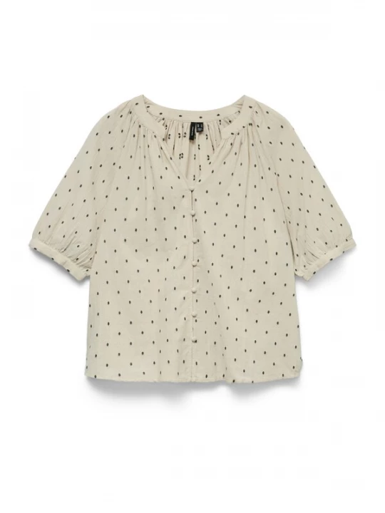 Obrázek produktu VERO MODA Halenka 'VMPRETTY' béžová / černá