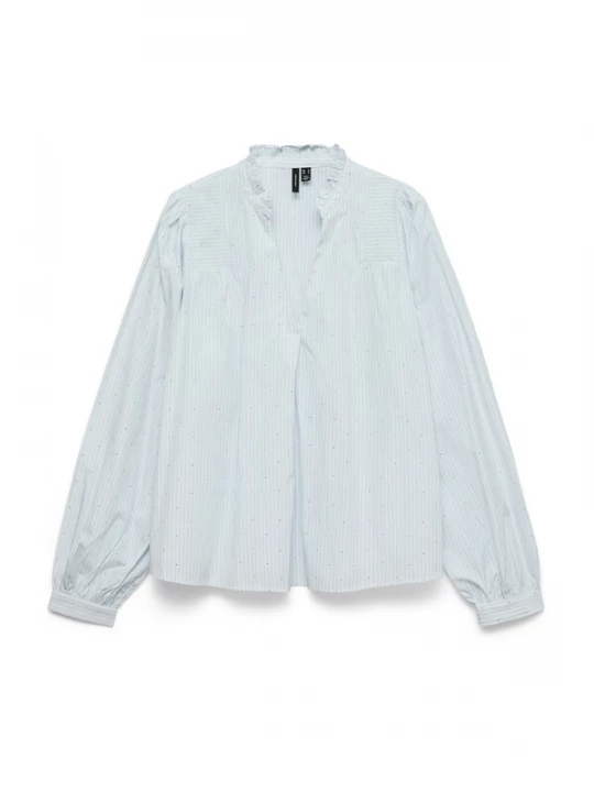 Obrázek produktu VERO MODA Halenka 'VMSINA' světlemodrá / bílá