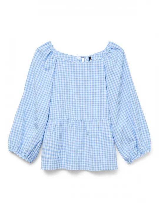 Obrázek produktu VERO MODA Halenka 'VMVICHY' světlemodrá / bílá