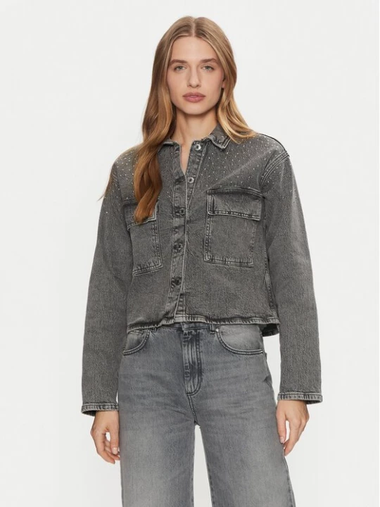 Obrázek produktu Vero Moda Jeansová bunda Ellas 10321886 Šedá Regular Fit