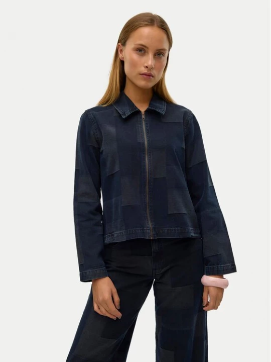 Obrázek produktu Vero Moda Jeansová bunda Likka 10321078 Tmavomodrá Loose Fit