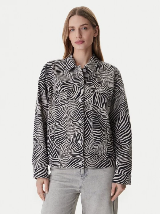 Obrázek produktu Vero Moda Jeansová bunda Tessa 10329961 Šedá Oversize