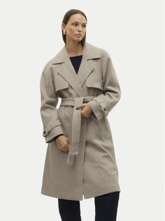 Obrázek produktu Vero Moda Kabát pro přechodné období Pop Miley 10319995 Béžová Regular Fit
