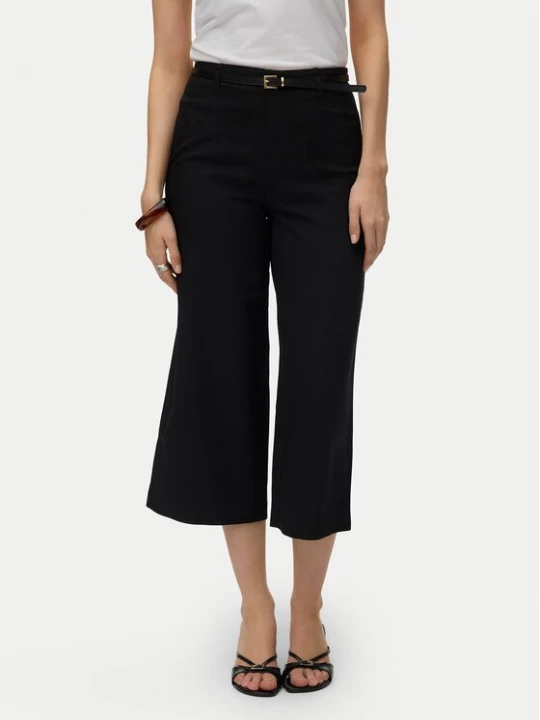 Obrázek produktu Vero Moda Kalhoty culottes Elma 10339926 Černá Wide Leg