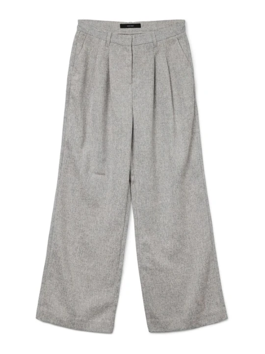 Obrázek produktu VERO MODA Kalhoty se sklady v pase 'TAMMI' bílý melír