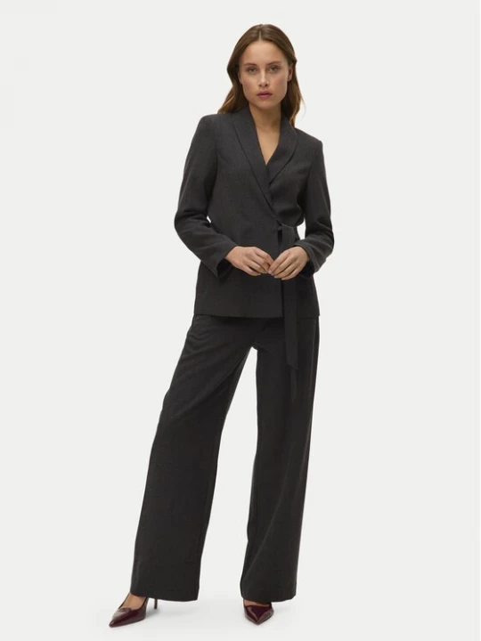 Obrázek produktu Vero Moda Kalhoty z materiálu Bestie 10333960 Šedá Wide Leg