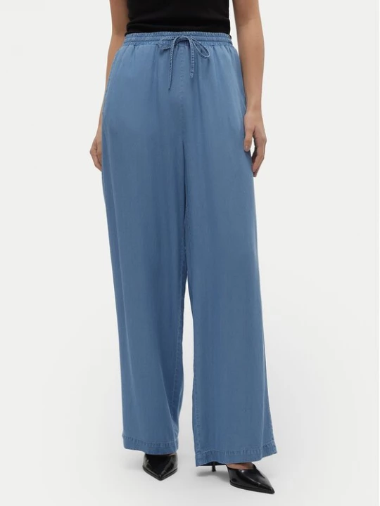 Obrázek produktu Vero Moda Kalhoty z materiálu Bree 10304898 Modrá Loose Fit